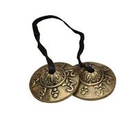 Dharma Store, cimbalo tibetano Tingsha, piccolo, mantra “Om Mani Padme Hum”