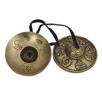Dharma Store - tibetano Tingsha piatti Bell (piccolo) Om Mani Padme Hum