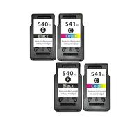 DHBSVZX Cartuccia d'inchiostro compatibile PG540 CL541 PG-540 CL-541 for MG4250 MG3250 MG3255 MG3550 MG4100 MG4150 con 540XL 541XL Replacement Parts(2SET)