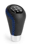 DHDYJSA Pomello Cambio Manuale 5 velocità Pomello Cambio Manuale in Pelle Auto Gear Stick Leva Pomello Cambio Cambio Manuale per M8 per M10 per M11 per M12 Copri Pomello Cambio(Blue)