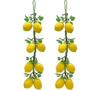 DHER Artificiale String Verdure Artificiale Falso Verdure decorative per la cucina Corona verdure finte Casa Cucina Giardino Decorazione d'interni Decorazione vegetale finta realistica Foto Prop (#4)