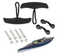 DHER Maniglie per Kayak Il Trasporto del Kayak Manico della Canoa 2 Pezzi Set Dadi Maniglia per Kayak Maniglia di Ricambio per Canoa Maniglia Laterale per Barca D'Assalto Set di Maniglie con Fibbia