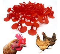 DHER Occhiali Per Pollame Occhiali Da Pollo 50 Pz Occhiali Anti-Peck Per Pollo Addensati, Maschere Per Occhi Anti-Peck Per Pollo,Occhiali Anti-Peck Per Allevamento Di Polli,Occhiali Anti-Peck Pollo