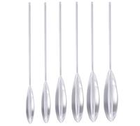 DHER Set per la Pesca alla Trota Galleggiante Lento Ausili per Il Lancio di Esche da Pesca a Lungo Raggio ad Affondamento Lento 6 Pezzi (6g,8g,10g,12g,15g,20g) ausili per Il Lancio Anti-groviglio