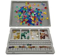 DHER vassoio per perline Tavola per perline Bracciale Design Board Piastra per la progettazione di bracciali Piastra la progettazione di perline Strumento per la tessitura Piastra per la progettazione