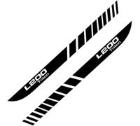 DHGVOS 2Pcs Auto Badge Decalcomanie per Mitsubishi L200, Auto Esterni Adesivi Auto Decalcomanie Adesivi Decorazione del Distintivo Dell'auto