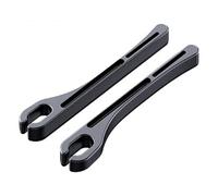 DHGVOS 2Pcs Riempitivo per Sedili Auto per Benz E-Class Coupe C124 C207 C238 / Cabrio A124 A207 A238, Striscia di Riempimento del Divario del Sedile Dell'auto Accessori per Auto,A Black