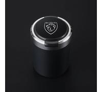 DHGVOS Auto Posacenere per Peugeot 408 206 208 307, Portatile Senza Fumo Posacenere Staccabile Autoestinguente Inodore Accessories,A Black