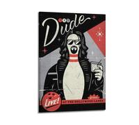 DHHMTPIYS Poster decorativo da parete su tela, motivo: Gesù cristiano che gioca a bowling, arte religiosa, decorazione moderna per camera da letto, 50 x 75 cm