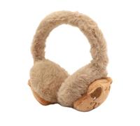 DHINCHANSAIB Cuffie antirumore pieghevoli e regolabili da donna - Paraorecchie in morbida pelliccia sintetica, ideali per l'inverno - Protezione per le orecchie (paraorecchie) (brown)
