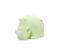 DHINK - Luce notturna ricaricabile a LED con rinoceronte, lampada notturna in silicone per cameretta dei bambini e bambini, lampada da comodino per bambini, regalo per nascita, verde