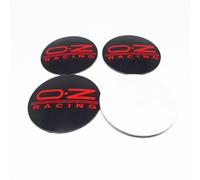 DHJKCBH 4 Pezzi Auto Coprimozzi Coprimozzo per OZ 60mm coprimozzo del Pneumatico Adesivi Badge Accessori per Ruote,A