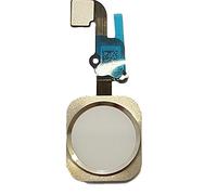 DHLK® Cavo Tasto Home Compatibile con iPhone 6S Bianco - No Impronta Digitale (A1633, A1688, A1700)