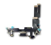 DHLK® Connettore Dock di Ricarica Compatibile con iPhone 14 Plus - Charging Port Cavo Flessibile, Nero A2632, A2885, A2888, A2887