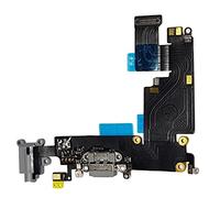 DHLK® Connettore Dock di Ricarica Compatibile con iPhone 6 Plus - Charging Port Cavo Flessibile, Grigio Scuro (A1522, A1524, A1593)