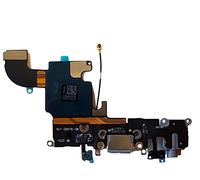 DHLK® Connettore Dock di Ricarica Compatibile con iPhone 6S - Charging Port Cavo Flessibile, Grigio Scuro (A1633, A1688, A1700)