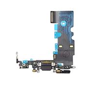 DHLK® Connettore Dock di Ricarica Compatibile con iPhone 8 - Charging Port Cavo Flessibile, Nero (A1863, A1905, A1906)