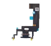 DHLK® Connettore Dock di Ricarica Compatibile con iPhone XR - Charging Port Cavo Flessibile, Nero (A1984, A2105, A2106, A2108)