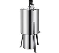 DHMYDPDZ Estrattore di M-iele Elettrico in Acciaio Inox Capienza 3 Favi 130 W, con Coperchio, per Apicoltura, Attrezzatura per l'estrazione del m-iele - Centrifuga efficiente