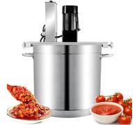 DHMYDPDZ Miscelatore Elettrico per marmellata, Miscelatore Alimentare Commerciale da 20 L/25 L/40 L, Raschietto per mescolare a 4 Lame, per preparare marmellata, Salsa, ripieno, condimento,25L