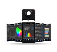 DHMYDPDZ Spettrometro Portatile HPCS-330 e misuratore di Spettro Luminoso, sonda Bluetooth Touchscreen da 3,5", Misura Lux, CCT, CRI, cromaticità per analisi di luci LED/Piante/Coltivazione