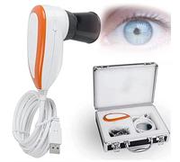 DHMYDPDZ Telecamera di Analisi Dell'iride,Interfaccia USB 2.0 Eye Camera Iriscope,Analizzatore Lampada Sinistra/Destra da 5,0 Milioni di Pixel con Obiettivo Dell'iride 30x E Software di Analisi