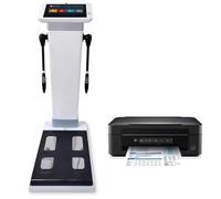DHMYYXGS Analizzatore Bioimpedenza HD Touch 10,1 Pollici,Bilancia Professionale Medici,Misurazione Precisa Grasso,IMC,Peso E Massa Muscolare,per Controllo Peso E Analisi Grasso,with Printer
