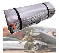 DHMYYXGS Coperta Antincendio Emergenza Auto,Telo Ignifugo per Estintore,Riutilizzabile,Fibra Vetro Biadesivo,Protezione Incendi,per Auto Camion Ebike Escooter 6x6m