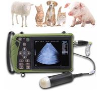 DHMYYXGS Ecografo Veterinario,Ecografo Veterinario per Gravidanza,Scanner Portatile per Animali B-Ultrasound,Apparecchio per Test di Gravidanza HD,per Test Gravidanza su Pecore,Cani,Gatti E Maiali,A