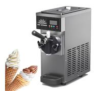 DHMYYXGS Macchina per Gelato Commerciale,Gelatiera da Banco,Gelatiera Creamy,con Display a LED Auto Clean Sapori Perfetta,per Gelato Soft, Yogurt,Crema Pasticcera E Sorbetto,Grey