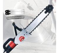 DHMYYXGS Sega a Catena Elettrica,Elettrica Portatile Tagliare I Muri,Motosega Portatile Senza Spazzole,Motosega Diamantata Senza Spazzole Tagliare I Muri,per Muri in Mattoni/Cemento Armato 350mm
