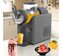 DHMYYXGS Slushy Machine Home,No Ice Slushie Machine,Sand Ice Maker,Slushie Ice Cream Maker,Summer Parties Frappe Maker,Tecnologia Quickfreeze 20 Minuti,per Slush,Cocktail,Frappé,Milkshake,Vino,Grey