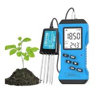 DHMYYXGS Testeur Rapide 7 en 1,NPK,humidité,phosphore,Potassium,NPK,PH,humidité Kit Test sol Jardin avec écran LCD rétroéclairé pour pelouse,PH,humidité,conductivité nutriments,fertilité