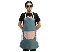 DHNDSDP Grembiule da Cucina, può Asciugare Le Mani, Resistente all'Acqua E All'olio, con Tasche Grembiules,Legato Dietro, Tessuto Spesso, Essenziale per Ristoranti E Cucina