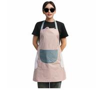 DHNDSDP Grembiule da Cucina, può Asciugare Le Mani, Resistente all'Acqua E All'olio, con Tasche Grembiules,Legato Dietro, Tessuto Spesso, Essenziale per Ristoranti E Cucina