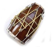 Dholak percussione strumento musicale dado modello con corda