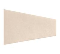 DHOME Testiera con Finitura in Spugna Soft Rivestimento Liscio in Tessuto Morbido Ideale per Pareti Acustiche e Testiere Fonoassorbenti da Letto (160cm, 4cm - 50 Al., Osso)