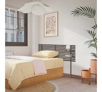 DHOME Testiera in Legno Riciclato DM con Ripiani e Gambe Stile Pallet Comodini Mensole Stile Giapponese per Letto Nordico Ferramenta Inclusa (Rovere Amazonas, Lit 95cm)