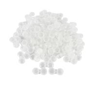 Dhoptical 100 custodie colorate per lenti a contatto per occhi sinistro/destro (bianco trasparente)