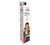 DHP - Spirale metallica per rilegatura, passo 5:1, 10 mm, bianco (MiniPACK Box 25 pezzi)