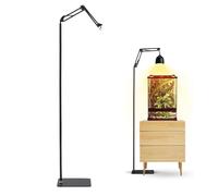DHQCQL Lampada termica con animali, supporto per lampada di calore con base extra alta, regolabile in altezza, per terrario, rettile, per tartarughe, tavolo in vetro, serbatoio terrario Vivarium