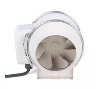 DHQCQL Ventilatore a tubo, 150/200/220 mm, 220 V, 220/540/900 m³/h, per giardino d'inverno, serra, cantina, garage, cucina, bagno (150 mm 75 W)