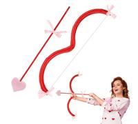 Dhqkqg Arco e Freccia di Cupido, 43cm Set di Arco e Frecce Cupido, Costume Arcos Accessori per e Cosplay, per Uomo Donna, Accessori per Foto, Carnevale, Pasqua, Cosplay, per e Spettacoli Teatrali