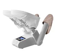 Dhqkqg Asciuga Scarpe Elettrico, 2 Coppia Asciuga Scarpe Elettrico con Timer & Display Digitale, Schermo Touch LED, Shoe Dryer per Viaggi Domestici Invernali