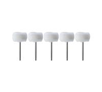 DHRCONPA 1-10 pezzi 3 mm Feltro for levigatura Testina di levigatura Mini spazzola for lucidatura for mola abrasiva Gambo Filo di cotone