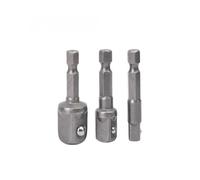 DHRCONPA 1/3/6 pezzi 1/4 3/8 1/2 set di adattatori for prese in acciaio con gambo esagonale punte for trapano a percussione utensili elettrici