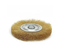 DHRCONPA 1 pz 100/125/150 mm tipo piatto filo di rame ruota for smerigliatrice da banco strumento abrasivo for lucidatura dei metalli
