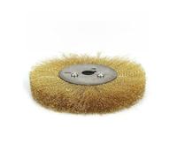 DHRCONPA 1 pz 100/125/150 mm tipo piatto filo di rame ruota for smerigliatrice da banco strumento abrasivo for lucidatura dei metalli