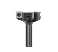 DHRCONPA 1 pz. Fresa for spianatura di pannelli di rivestimento, gambo da 1/2 pollice, inserto in carburo a 3 taglienti, pialla for spianatura di lastre di legno