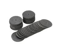 DHRCONPA 36 pezzi da 32 mm, dischi da taglio in fibra di vetro con mandrino, accessori abrasivi for trapano utensile rotante